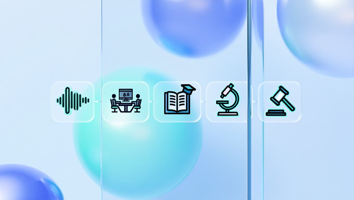 Сферы применения транскрибации: бизнес, образование, медиа