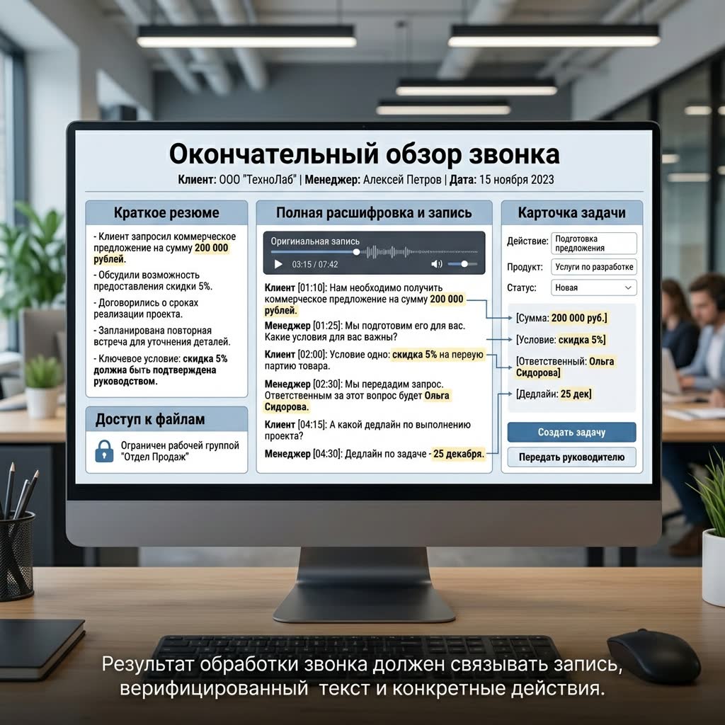 Типичные ошибки при расшифровке телефонных звонков
